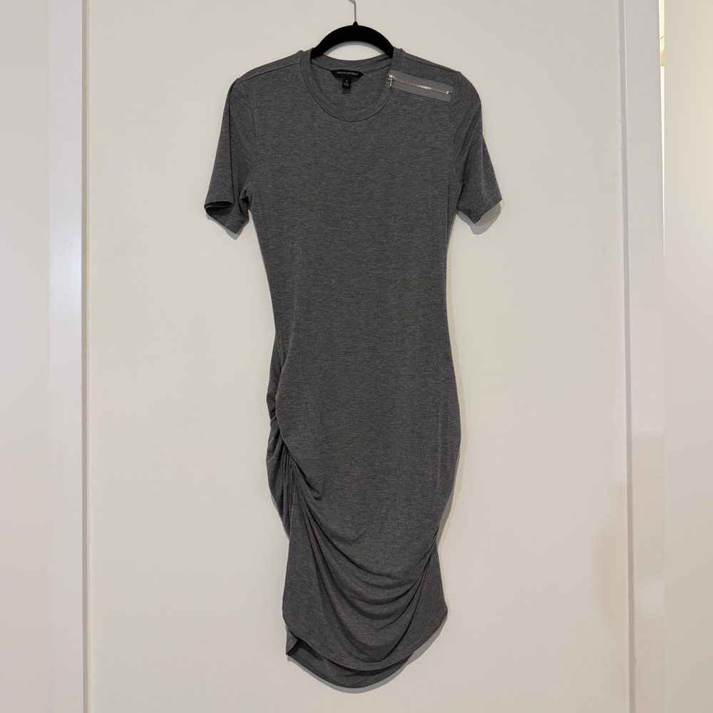 Banana Republic Charcoal Midi Dress